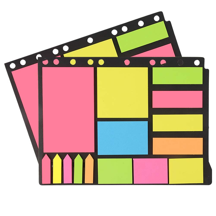 ชุดโน้ตสีสำหรับ Office Memo Pads Sticky Notes Stationery