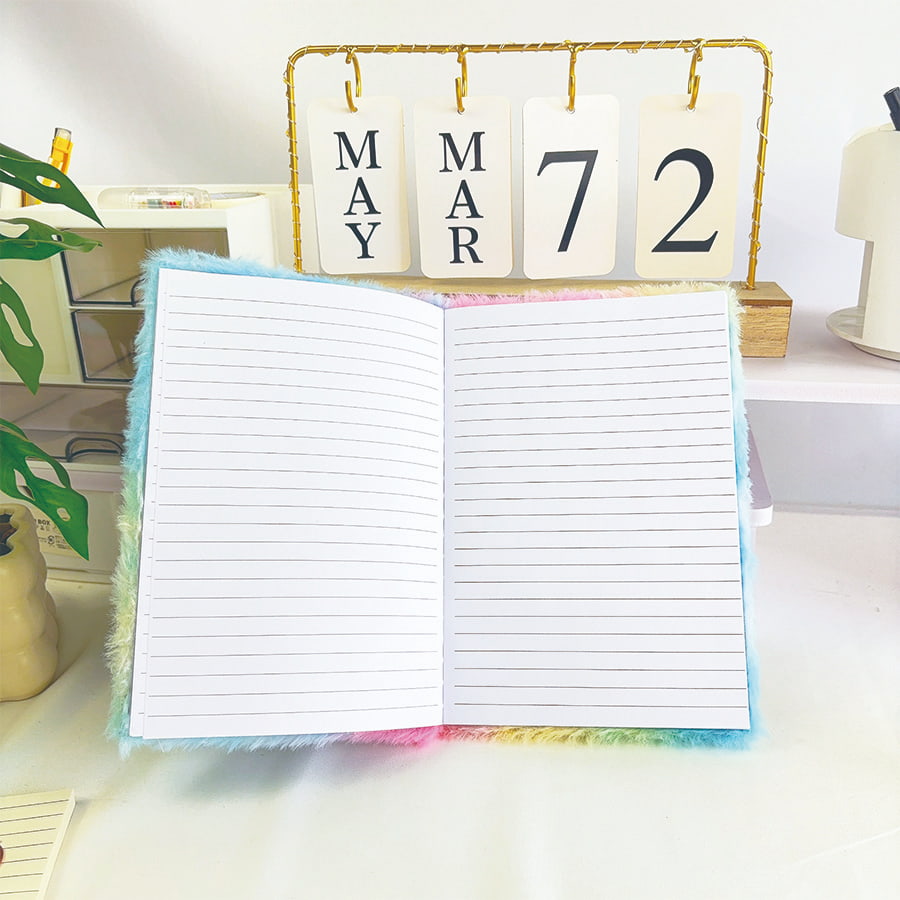 A5 สมุดบันทึกตุ๊กตาไดอารี่สัตว์ประหลาดตัวน้อยน่ารัก