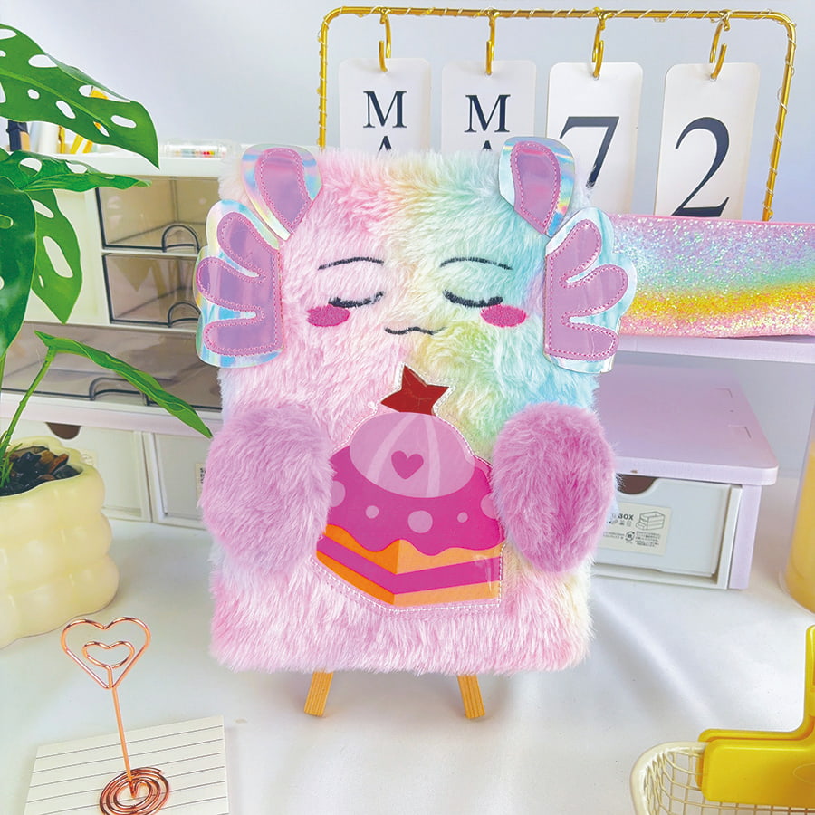 A5 สมุดบันทึกตุ๊กตาไดอารี่สัตว์ประหลาดน่ารัก