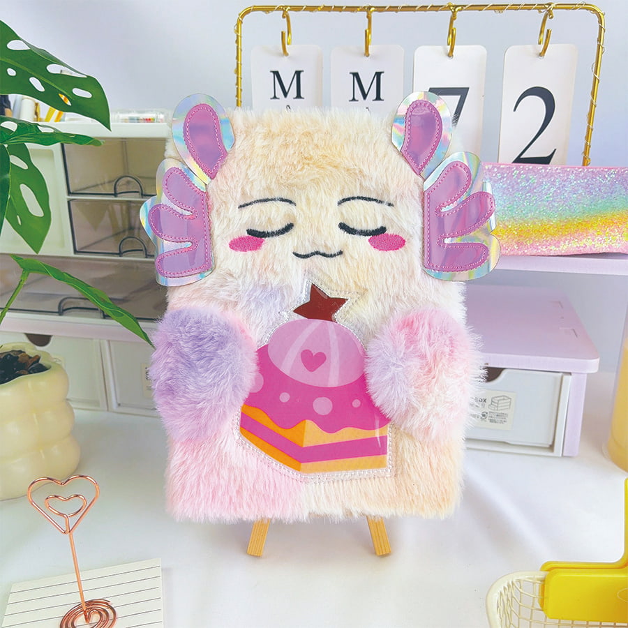 A5 สมุดบันทึกตุ๊กตาไดอารี่สัตว์ประหลาดน่ารัก