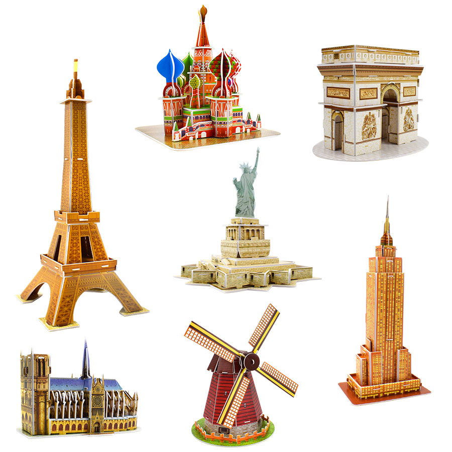 Puzzle 3D Building ตัวอย่างฟรี